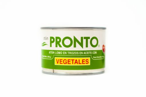 Imagen de ATÚN PRONTO LOMO EN TROZOS CON VEGETALES EN ACEITE 180.00 G