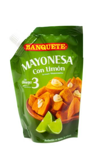 Imagen de MAYONESA BANQUETE CON LIMON DOYPACK 200 G