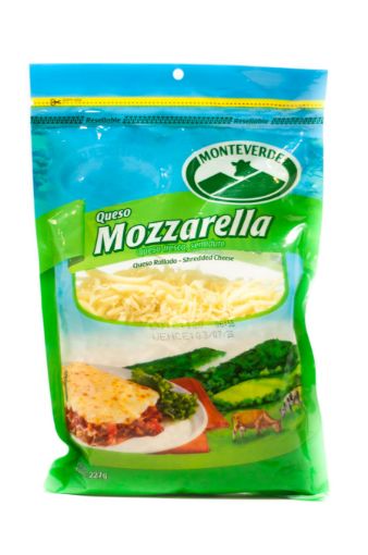 Imagen de QUESO MOZZARELLA MONTEVERDE RALLADO 227 G