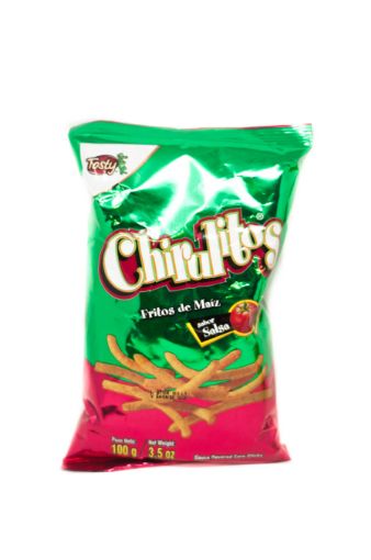 Imagen de FRITOS DE MAIZ TOSTY CHIRULITOS SABOR SALSA 100 G