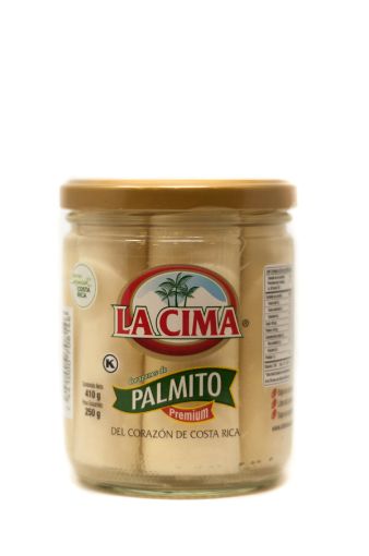 Imagen de PALMITO LA CIMA EN TROZOS PREMIUM VIDRIO 250.00 G