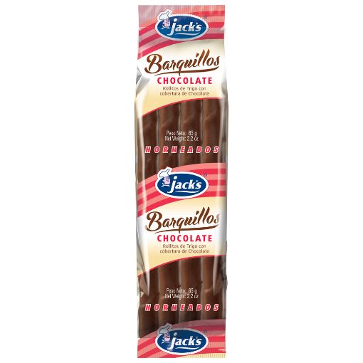 Imagen de BARQUILLO JACK'S SABOR CHOCOLATE  65.00 G