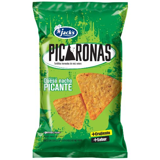 Imagen de TORTILLITAS HORNEADAS JACK'S PICARONAS QUESO NACHO PICANTE 150.00 G