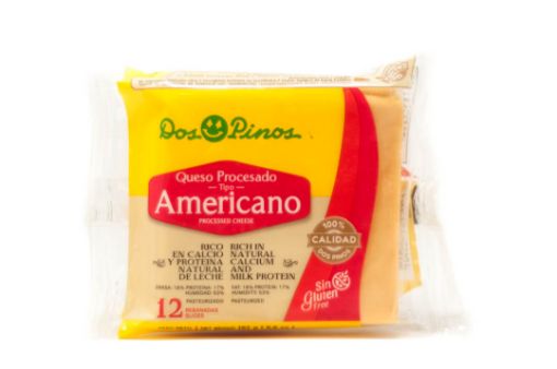 Imagen de QUESO DOS PINOS PROCESADO REBANADO 12 UND 192.00 G