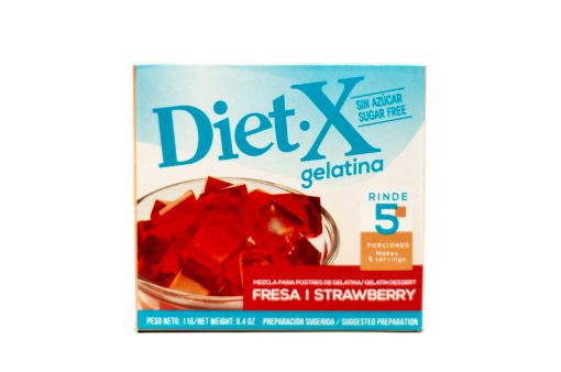 Imagen de GELATINA DIET-X SABOR FRESA SIN AZUCAR 11 G