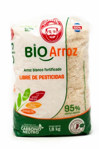 Imagen de ARROZ TIO PELON BIO ARROZ FORTIFICADO 95% GRANO ENTERO 1800 G