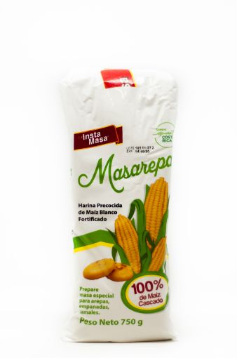 Imagen de HARINA PRECOCIDA DE MAÍZ BLANCO INSTAMASA MASAREPA 750.00 G