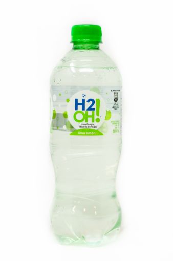 Imagen de BEBIDA AGUA GASIFICADA H2OH 7UP LIMON 600 ML