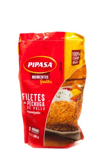 Imagen de FILET PIPASA DE PECHUGA DE POLLO EMPANIZADO CRISPI 500 G