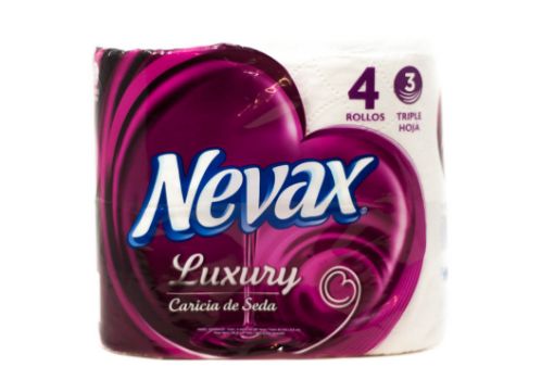 Imagen de PAPEL HIGIENICO NEVAX LUXURY 4 ROLLOS  