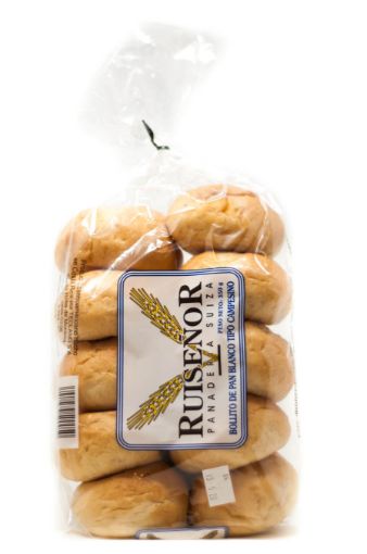 Imagen de PAN BLANCO RUISEÑOR BOLLITO 350 g 