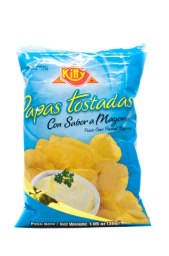 Imagen de PAPAS TOSTADAS KITTY SABOR MAYONESA 30 G