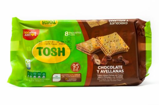 Imagen de GALLETA TOSH CHOCOLATE & AVELLANAS 8 UND 165 G