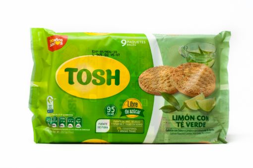 Imagen de GALLETA TOSH CON TE VERDE 9 UND 202 G