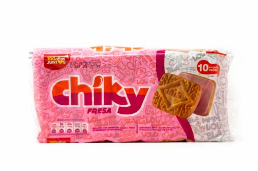 Imagen de GALLETA CHIKY FRESA 10 UND 410 g 