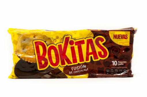 Imagen de GALLETAS POZUELO BOKITAS FUSION DE CHOCOLATE 10 UND 337 g 