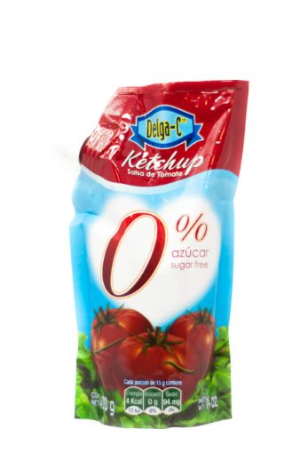 Imagen de SALSA DELG-C DE TOMATE KETCHUP SUGAR FREE 400 G