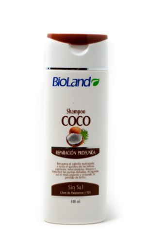 Imagen de SHAMPOO BIOLAND COCO 440 ml 