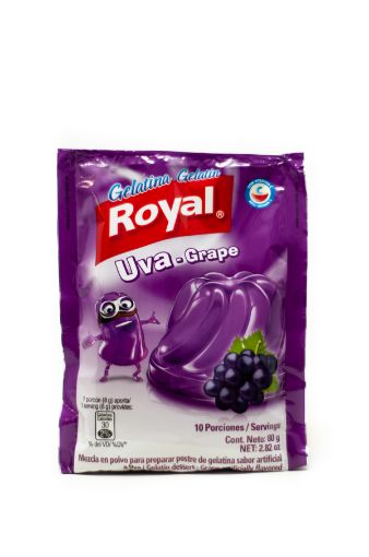 Imagen de GELATINA ROYAL SABOR UVA 80.00 G