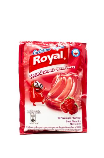 Imagen de GELATINA ROYAL SABOR FRAMBUESA  80.00 G