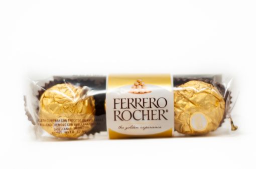 Imagen de CHOCOLATE FERRERO ROCHER 3 UND  38.00 G