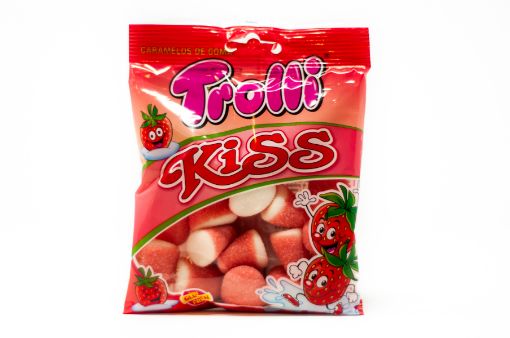 Imagen de GOMITA TROLLI KISS FRESA  100.00 G