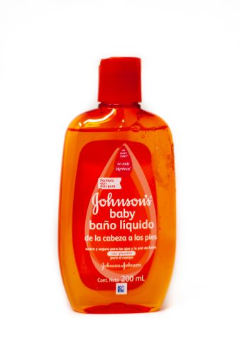 Imagen de BAÑO LÍQUIDO JOHNSONS BABY DE PIES A CABEZA CON GLICERINA 200 ML