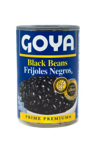 Imagen de FRIJOL GOYA NEGRO ENTERO LATA 439 G