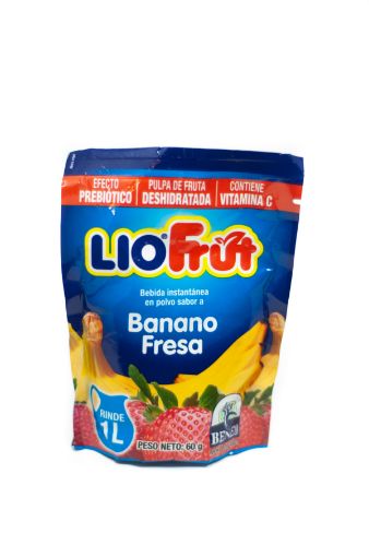 Imagen de BEBIDA LIOFRUT EN POLVO BANANO FRESA 60 G