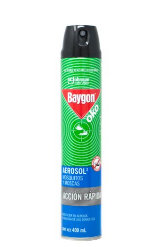 Imagen de INSECTICIDA BAYGON OKO VOLADORES & RASTREROS AEROSOL 400 ml 