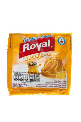 Imagen de GELATINA ROYAL SABOR NARANJA 40 G