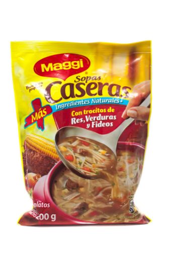 Imagen de SOPA CASERA MAGGI DE RES VERDURAS Y FIDEOS 200 g 