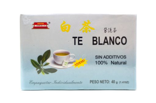 Imagen de TÉ BLANCO CHY FU ANCYFER SIN ADITIVOS 100% NATURAL 20 UND 40.00 g 