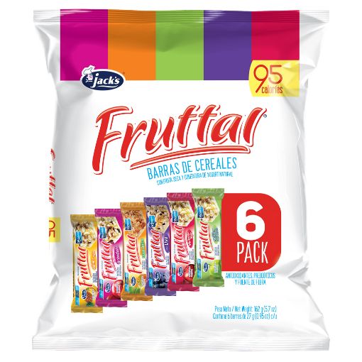 Imagen de BARRA DE CEREAL JACK'S FRUTAL SURTIDA 6 UND 162.00 G