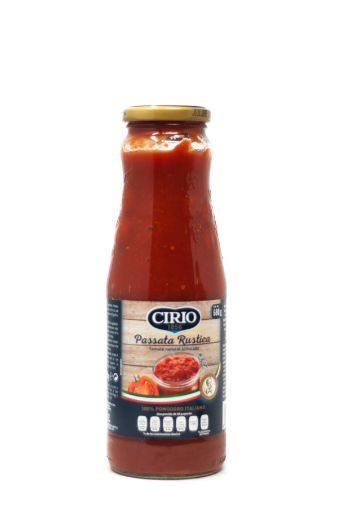 Imagen de SALSA CIRIO DE TOMATE TIPO RUSTICA AUTENTICA ITALIANA 680.00 G