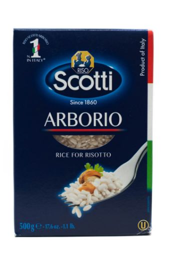 Imagen de ARROZ SCOTTI ARBORIO PARA RISOTTO 500 G