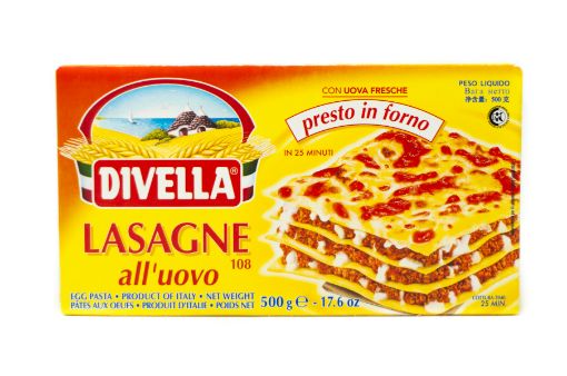 Imagen de PASTA DIVELLA LASAGNA 108 CON HUEVO 500 g