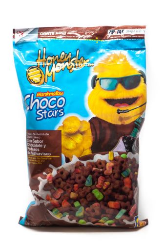 Imagen de CEREAL DE AVENA QUAKER CHOCO STARS MARSHMALLOW SABOR CHOCOLATE BOLSA 345 G