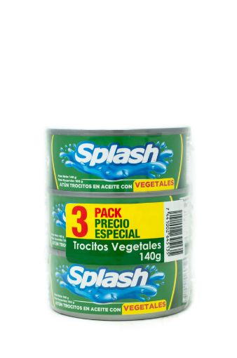 Imagen de OFERTA ATUN SPLASH VEGETALES 3 UND 300 G PRECIO ESPECIAL 