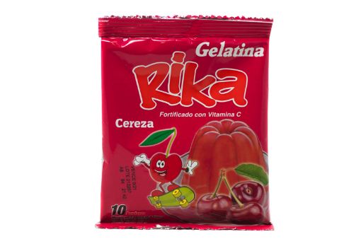 Imagen de GELATINA RIKA SABOR CEREZA 80 G 