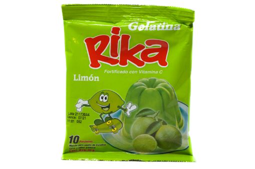 Imagen de GELATINA RIKA SABOR LIMON 80 G 