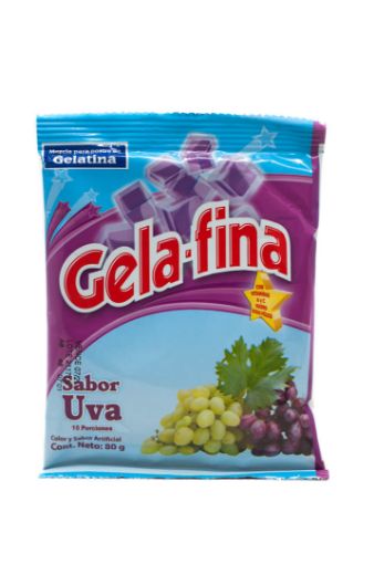 Imagen de GELATINA GELAFINA SABOR UVA 80 G 