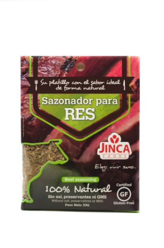 Imagen de SAZONADOR PARA RES JINCA FOODS 33 G