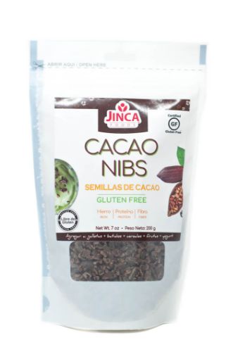 Imagen de SEMILLA DE CACAO JINCA FOODS SIN GLUTEN  200.00 G