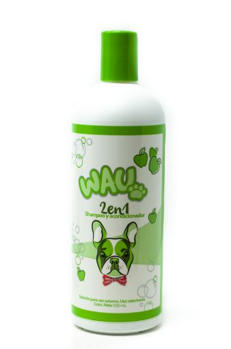 Imagen de SHAMPOO Y ACONDICIONADOR PARA PERRO WAU 2 EN 1 550.00 ML