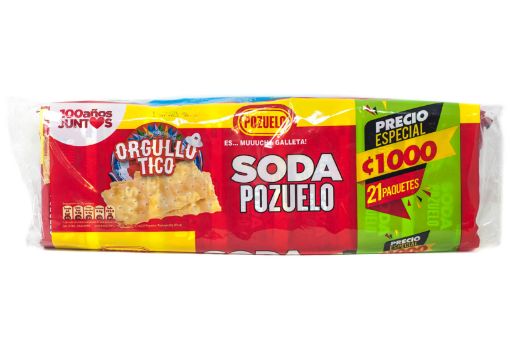 Imagen de OFERTA GALLETAS POZUELO SODA MEGA PACK 21 UND 462.00 g 