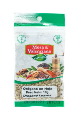 Imagen de OREGANO EN HOJAS MORA & VALENCIANO 10 G