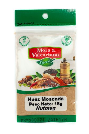 Imagen de NUEZ MOSCADA MOLIDA MORA & VALENCIANO 15 G