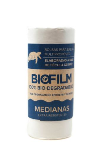 Imagen de BOLSA BIODEGRADABLE BIOFILM MEDIANA 20X28 1.00 und 