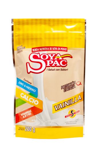 Imagen de BEBIDA SOYA PAC DE SOYA SABOR VAINILLA EN POLVO 200 G